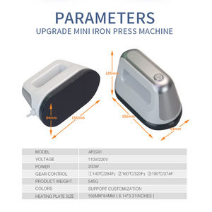 Auplex Mesin Pres Panas Mini, Mesin Pres Panas Mini Hidrolik Otomatis Portabel & Mudah Digunakan Manual - Product Image 5