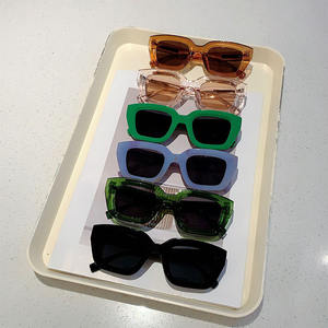 แว่นกันแดดทรงสี่เหลี่ยมขนาดเล็กสำหรับผู้หญิงแนวย้อนยุค9487แว่นกันแดดทรงตาแมวใหม่แว่นตา UV400สำหรับผู้หญิงแว่นตา gafas de SOL De - Product Image 3