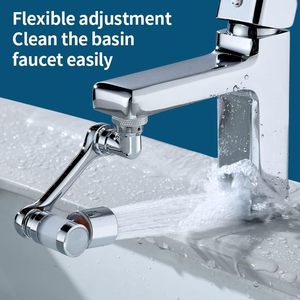 Robinet pulvérisateur robotisé pivotant, extension de robinet en laiton chromé ABS anti-éclaboussures, moderne, pour salle de bain d'hôtel, garantie 3 ans - Product Image 5