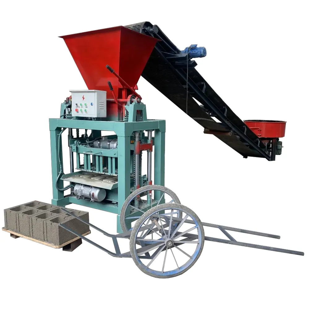 automatic brick making machine egg laying hollow block making machine High efficiency and professional brick making machine