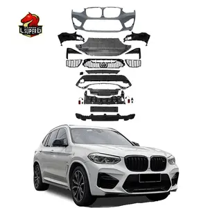 Автомобильные бамперы для BMW X3 G01 G08 Facelift X3M, передние Автомобильные бамперы, решетка, задний диффузор, задняя губа, выхлопная труба, наконечники, комплекты кузова