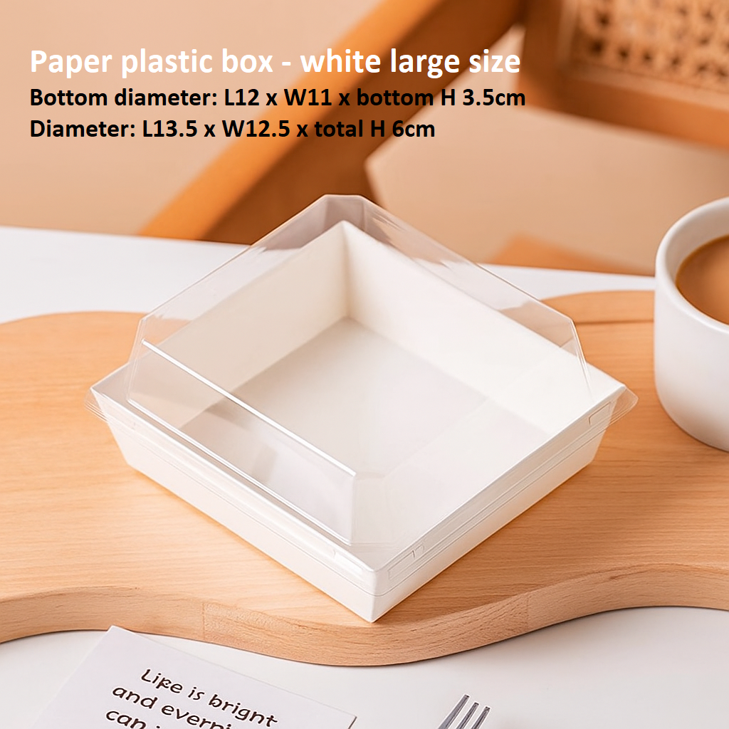 สีขาว L13.5xW12.5xH6cm