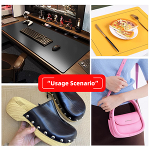 Thảm Trải Bàn Và Túi Vải Da Tổng Hợp Nhân Tạo Hai Mặt Họa Tiết Da Bò PVC Rộng 160Cm ECO - Product Image 5