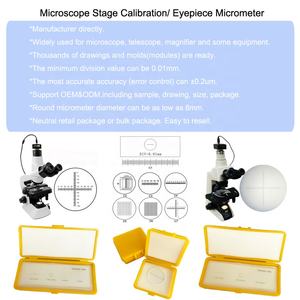 Eken — <span class=keywords><strong>Microscope</strong></span> C7 0.1MM universel, glissades d'étalonnage de la scène, <span class=keywords><strong>Microscope</strong></span> à réticule à ligne croisée - Product Image 2