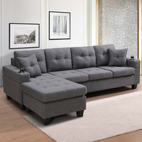 Sofá Cama Chesterfield de Terciopelo con Diseño Moderno y Tapizado, para Apartamento, Dormitorio, Sala de Estar - Rojo Vino/Azul/Gris/Negro/Amarillo