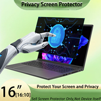 Protection des informations, filtre de confidentialité de haute qualité pour ordinateur portable de 16 pouces 16:10, anti-espionnage, anti-reflets, anti-lumière bleue, utilisation au bureau