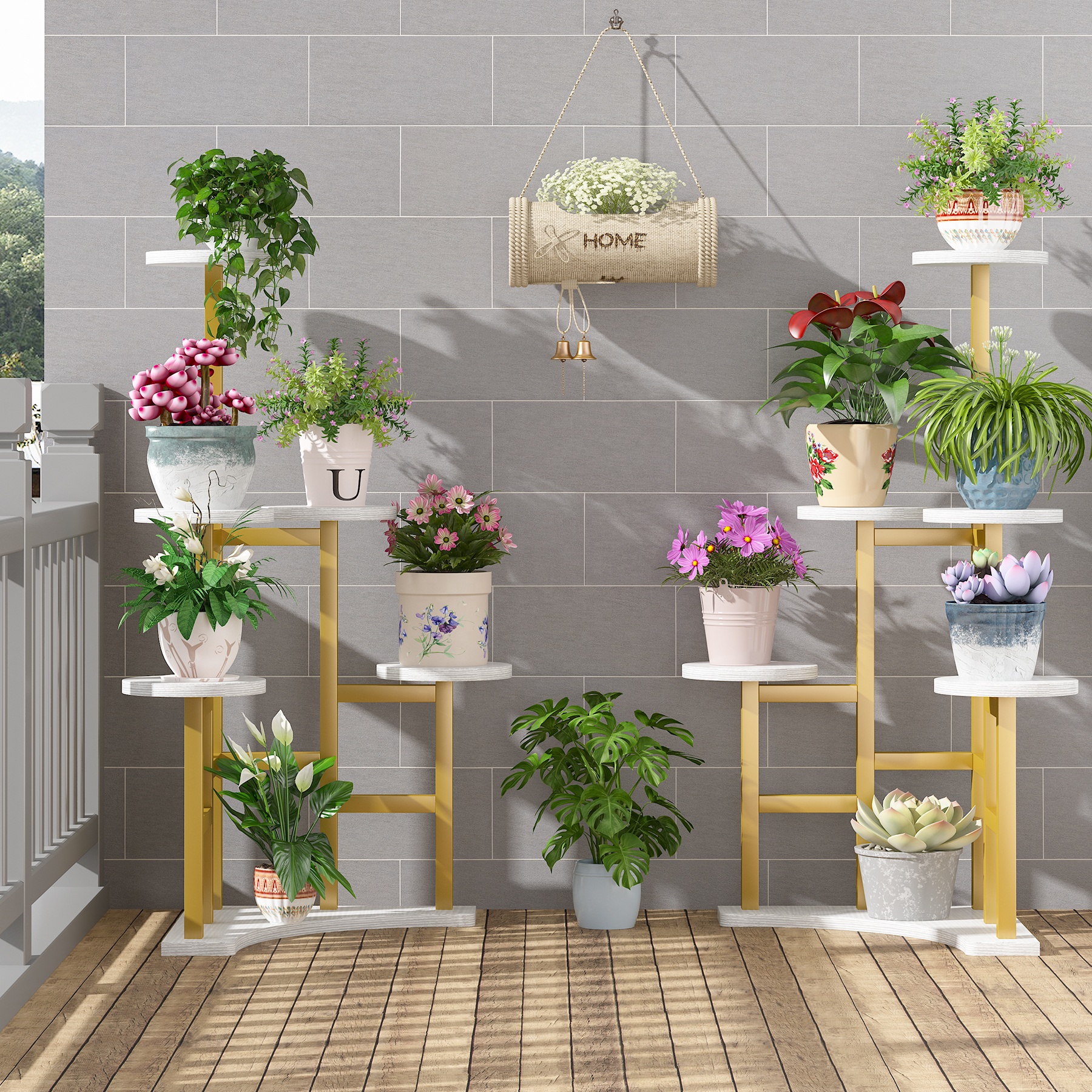 Tribesigns Eck-Pflanzenregal fr Innenrume mit 6 Ebenen, Blumenstnder,  Topfhalter, Pflanzenorganizer fr Hochzeiten| Alibaba.com
