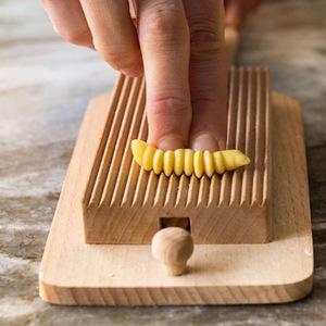 Wooden Pasta Kneading Board Striped Eco-Friendly Pastry Board For Homemade Spiral Pasta Kitchen Cooking <b>Tool</b> - Product Image 2