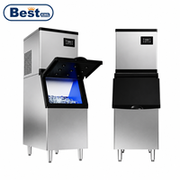 Machine à glaçons commerciale de haute qualité en acier inoxydable, à poser sous le comptoir, pour bar, café