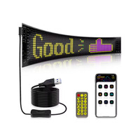 Letrero LED Programable con Pantalla a Todo Color, Control por Aplicación Bluetooth, Diseño Resistente al Agua con DCI-P3 95% para Interiores