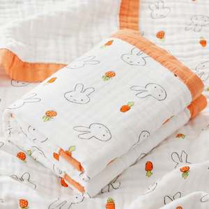 Wholesale 100% Cotton <b>Baby</b> Gauze Soft Throw <b>Blanket</b> for Kids All Seasons <b>Personalized</b> - Product Image 2