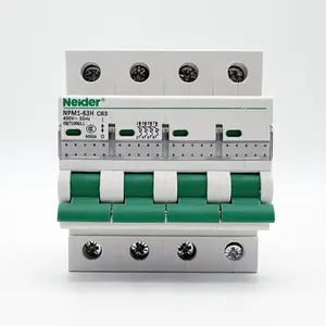 High Breaking Capacity NPM1-63H C32 32A 4 Pole Miniature Circuit Breaker MCB