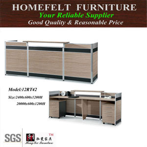 Muebles <span class=keywords><strong>de</strong></span> Oficina con Marco <span class=keywords><strong>de</strong></span> Aluminio, Diseño Moderno, Buena Calidad, <span class=keywords><strong>Precio</strong></span> Económico, Diseño <span class=keywords><strong>de</strong></span> Mostrador <span class=keywords><strong>de</strong></span> Recepción - Product Image 2