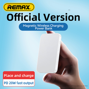 พาวเวอร์แบงค์15W แบบแม่เหล็กชาร์จไร้สาย10000mAh PD 20W ชาร์จเร็วและพกพาได้ธนาคาร RPP-65 RPP-65 - Product Image 2
