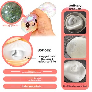 Cross-border Steamer Plastic Steamed Buns Pinch <b>Music</b> Simulation Decompression Slow Rebound Toy Expression Blind <b>Box</b> Toys - Product Image 2
