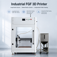 Imprimante 3D Protolink3D à grand volume FGF 600x600x1000mm, système d'alimentation en granulés industriel, enclos, nivellement automatique, double extrudeur