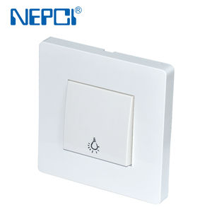 NEPCI 86x86mm Interrupteur à bascule mural de type plat XJY-<span class=keywords><strong>QB</strong></span>-<span class=keywords><strong>08</strong></span>-101 Interrupteur momentané mural encastré pour sonnette de porte électrique 250V/10A - Product Image 3