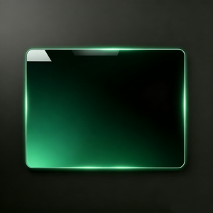 Custom Logo Ultra-Smooth Glass Gaming Mouse Pad Micro-Etched Surface Mousepad with Non-Slip Base for Gamer - Product Image 1