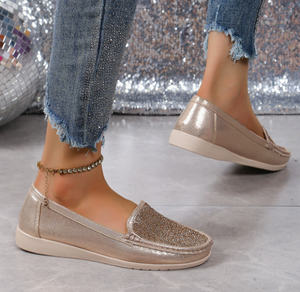 Zapatos Deportivos Planos para Mujer, Diseño Nuevo y Moderno 2026, con Pedrería Brillante - Product Image 2