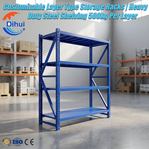 Shelves Industrial Heavy Duty Steel Rack Shelving 5 Tier Boltless Storage System Warehouse Pallet <strong>Racking</strong> With Quick Loading - Product Image 1