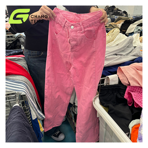 <span class=keywords><strong>Pantalones</strong></span> <span class=keywords><strong>de</strong></span> <span class=keywords><strong>mezclilla</strong></span> sueltos <span class=keywords><strong>de</strong></span> moda para mujer al <span class=keywords><strong>por</strong></span> mayor C97 - Product Image 2
