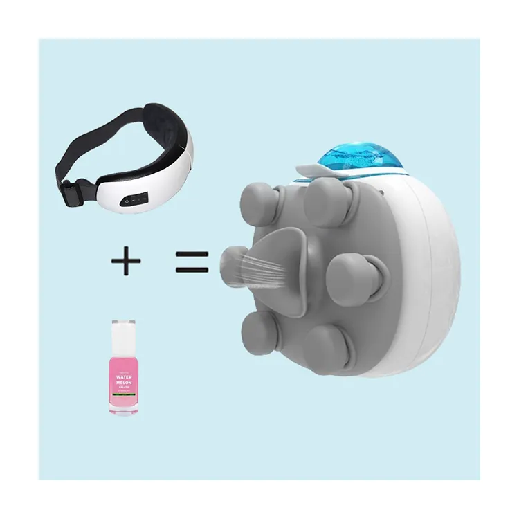 Massagem vibratória ocular vapor 2 em 1 equipamento anti-idade para cuidados com os olhos, dispositivo relaxante e portátil para massagear os olhos, novidade de spa