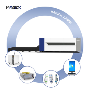 Mklaser tấm không gỉ kim loại sợi laser cắt giá máy đôi nền tảng bao phủ - Product Image 5