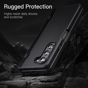 Estuche para Samsung <span class=keywords><strong>Galaxy</strong></span> Z Fold <span class=keywords><strong>5</strong></span> 2023 con protección de bisagra, cubierta protectora dura para teléfono de PC, acabado mate antihuellas dactilares - Product Image 2