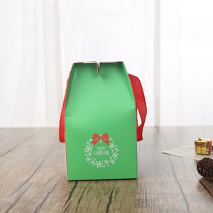 Bolsas de Regalo Navideñas Hechas a Mano con Cinta para Manualidades y Embalaje de Velas, Cajas de Papel Recubierto, Cajas de Regalo para Velas con MOQ Bajo - Product Image 5