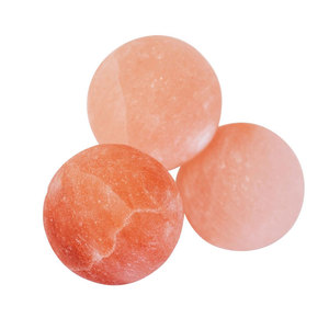 High Quality Round Pink Rock Salt Massage Stone Handmade Natural Himalayan Eco-Friendly <b>Bar</b> For Skin Softening Heated <b>Cool</b> - Product Image 3