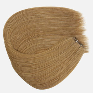 100% non transformés nouveau Design pleine cuticule aligné cheveux blond couleur vierge génie trame attaché à la main trame Extension - Product Image 3