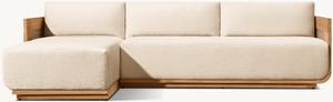 Moderne Luxe Modulaire Lounge Patio Set Buiten Teak Sofa Met Rotan Drie Zits Tuinmeubelen Design Hoek Sectional - Product Image 3