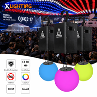 Système de treuil de levage pour boule lumineuse cinétique LED RGBW DMX512 pour église, cathédrale, exposition, spectacle, scène