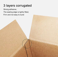 Emballages en carton ondulé pour le commerce électronique en gros, avec doublure en éponge gaufrée, fermeture magnétique biodégradable, pour vêtements et chaussures