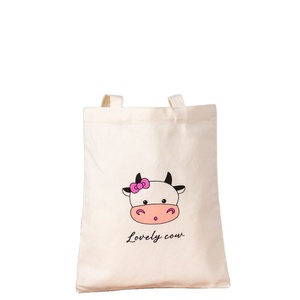 Supporto Dello Schermo di Logo della Società di Stampa del Cotone di Marca Shopping Tote <span class=keywords><strong>Bag</strong></span> Con Tasca - Product Image 4