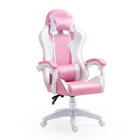 Chaise de jeu Led Rgb Fantech repawn avec Logo brodé et Support pour le dos et le cou