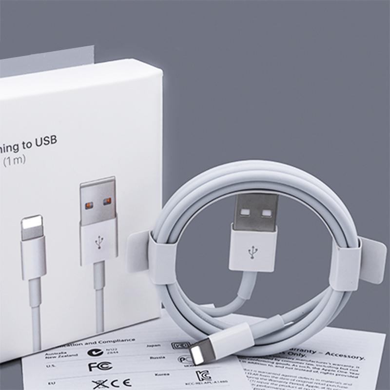 High Quality Charger Cable For iPhone 12 11 X 7 8 High Speed Fast Charging USB Cables Charger For iPhone with Genuine Box