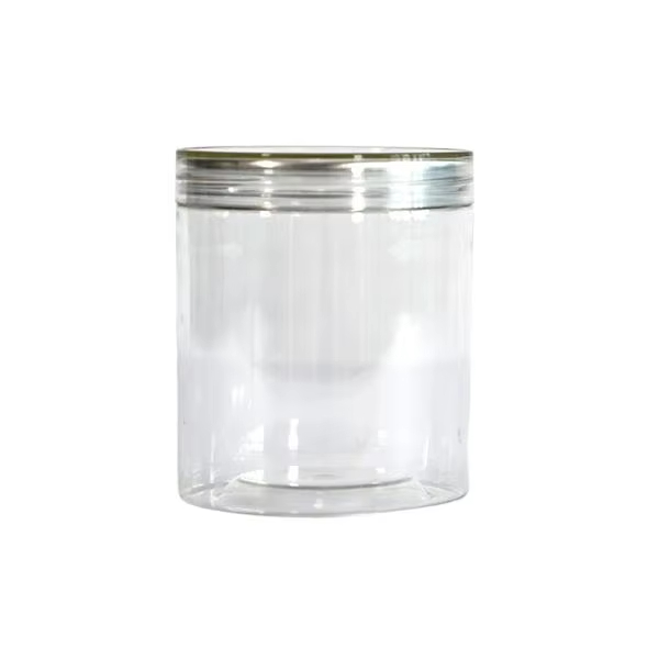 Dry Foods Storage Tank Spiral Crystal Easy-open Aluminum Cylinder Thick Transparent Easy Pull-off Can for Milk and Candy