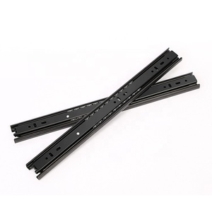 YABELY 35mm meubles de bureau extension unique simple Mini glissière de tiroir à roulement à billes/canal télescopique pour armoire à tiroirs - Product Image 5