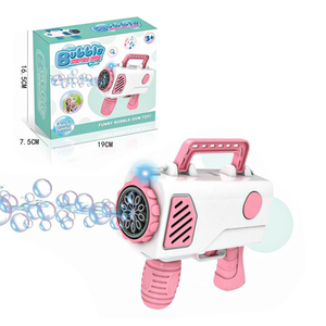 Đồ Chơi Bong Bóng Nhựa 10 Lỗ Súng Bong Bóng Xà Phòng Phát Nhạc Và Đèn <span class=keywords><strong>Flash</strong></span> Cho Trẻ Em Cho Trẻ Em - Product Image 2