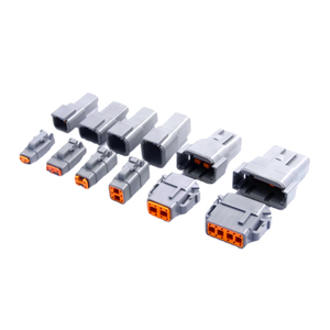 Kit de Conectores Deutsch DTM de <span class=keywords><strong>4</strong></span> Pines DTM04-4P y DTM06-4S, IP67, Enchufe Rectangular Automotriz Impermeable de <span class=keywords><strong>4</strong></span> Pines con Terminales - Product Image 4