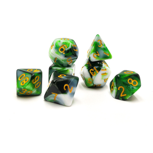 Dés de jeu polyédriques en plastique D4/D6/D8/D10/D %/D12/<span class=keywords><strong>D20</strong></span> - Product Image 4
