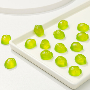 Amos peelerz Gummy trái cây hình dạng hương vị kẹo Jelly kẹo bán buôn màu xanh lá cây Táo peelable Gummy kẹo - Product Image 5