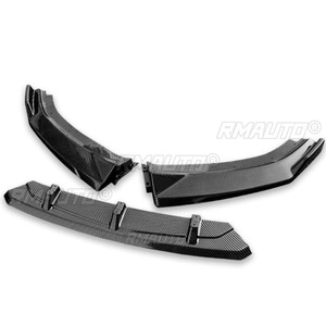 For VW Sagitar 2019-2021 Body Kit Front Bumper <b>Lip</b> <b>Splitter</b> Glossy Black Sport Style Front Bumper Spoiler Car Accessories - Product Image 6