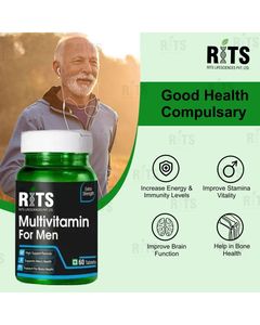 Suplemento Multivitamínico Pharmax para Hombres, Apoyo Diario para el Bienestar y la Energía, Estilo de Vida Activo, Salud Inmunológica, 60 Tabletas/paquete - Product Image 1