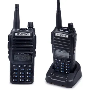 Baofeng UV-82 Walkie Talkie Ham 8W, Radio Dua Arah Genggam Kuat Jarak Jauh 136-174MHz/400-480MHz