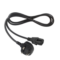 Monitor de computadora Pc 3 pines eléctrico alto eléctrico BS 1363 A 3Pin Uk enchufe cable de alimentación Cable C15