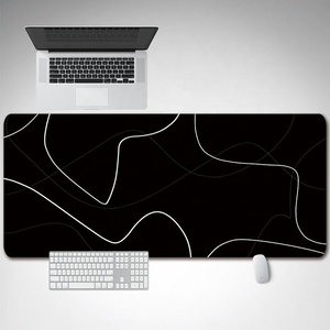 Tapis de souris en caoutchouc PC antidérapant, vente en gros d'usine, <span class=keywords><strong>lignes</strong></span> abstraites, carte thermique, design ondulé fluide pour le bureau - Product Image 4