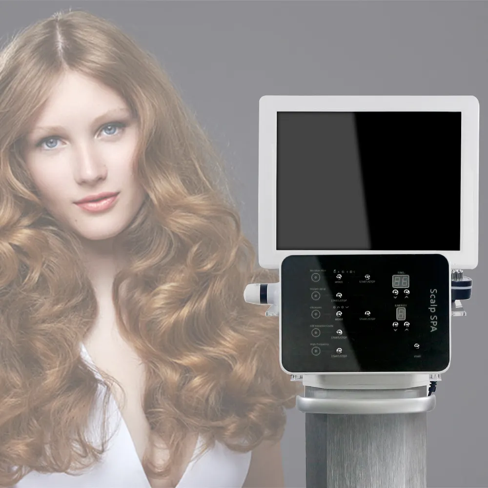 Neue Ankunft Haar Salon Spa Kopfhaut Analyzer Tiefe Reinigung Behandlung Haarpflege Haar Wachstum Maschine