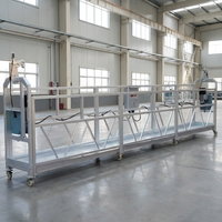 Plate-forme suspendue par immersion chaude de zinc pour le nettoyage et l'entretien élevés de façade de bâtiment